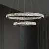 Lustre de cristal moderno de luxo de alta qualidade para sala de estar e quarto, novo design minimalista e elegante, adequado para quarto principal e sala de jantar