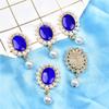 Venta al por mayor de fábrica de colgantes de corona, flor y ópalo con diamantes de imitación de perla, joyas, agujeros para zapatos y bolsos, accesorios de bricolaje.