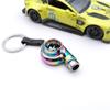 Chaveiro modelo colorido de processo de galvanoplastia, cabeça de câmbio de carro, cubo de roda NOS, turbina, amortecedor, filtro de ar