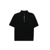 2026 Camiseta de Cuello Alto Inspirada en Diseñador para Hombre Camisa Polo de Verano Holgada de Manga Corta Top de Alta Gama Moderno Polo