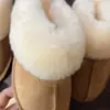 Primer Encuentro Temporada 2026 Nuevas Pantuflas Cerradas Otoño/Invierno Suela Plana Peludas Espesas Cálidas Para Usar al Aire Libre Pantuflas de Mujer