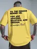 Talla europea transfronterizaCamiseta roja inspiradora para hombre con estampado motivacional para los que están detrás de mí, transpirable y de manga corta