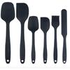 6 peças de silicone espátula conjunto silicone utensílios de cozinha ferramentas de panificação espátula creme espátula escova Amazon venda direta
