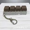 Várias Cores, Sem Luzes, Teclado Quatro-em-Um Chaveiro Aliviador de Estresse, Pingente de Mochila, Brinquedo Aliviador de Estresse