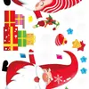 Pegatinas navideñas para vidrio, exquisitas pegatinas estáticas extraíbles, pegatinas navideñas combinadas para ventanas, decoraciones navideñas 2023, nuevas