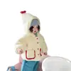 Chaqueta de Algodón para Niña Estilo Otoño/Invierno Suéter Grueso Peludo Abrigo Pequeño de Algodón 2026 Nueva Moda Ropa de Invierno para Niños Top de Lana de Cordero