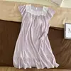 Pijamas y Batas para Mujer, Verano Modal Tallas Grandes, Frescas y Cómodas con Almohadillas en el Pecho, Mangas Acampanadas, Dulce Ropa de Casa Estilo Vestido