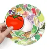 50 Piezas Pegatinas de Equipaje de Verduras Creativas Modernas Impermeables Maleta Laptop Scooter Computadora Pegatinas Decorativas