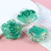 Flores de Verano Lámina de Oro Pétalos de Rosa Parches Accesorios de Resina DIY Pendientes Pinzas para el Cabello Fundas de Teléfono Materiales Venta al por Mayor