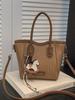 Bolso de Cubo de Color Contrastante de Alta Gama 2025 Nuevo Estilo para Mujer Verano Desplazamiento Casual Moderno Bandolera de Un Hombro