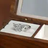 Anillo Abierto de Personalidad con Circonita Incrustada Bañado en Oro Real Anillo de Dedo Mariposa con Sentido de Diseño de Nicho para Mujer Anillo para el Dedo Índice de Celebridad de Internet Prohibido