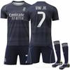 2526 Roupa de Futebol Camisa de Secagem Rápida 5 Bellingham 7 Vinicius Ronaldo Novo Real Madrid Fora Não. 10 Mbah
