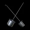 Acero inoxidable Recogedor de vino Tienda de 2 yuanes Suministro cuchara de vino Acero inoxidable Vertedor de vinagre Medidor de vino Colgador de vino Recogedor de vino Botella de vino
