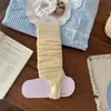 Calcetines sin pies apilables estilo Dopamine Basic para mujer, Primavera 2026, Calcetines hasta la rodilla o la pantorrilla coloridos estilo Ballet