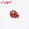 Pedras Preciosas Cultivadas Importadas: Coríndon em Formato de Gota e Pera, Vermelho Sangue de Pombo, Amarelo Dourado, etc.. Atacado de Fábrica de Pedras Soltas e Acessórios para Anéis