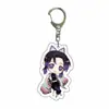 Chaveiro Atacado Demon Slayer Mercadoria de Anime Pingente Dupla Face em Acrílico Bem-vindo a Nos Enviar Seu Design para Placas de Suporte