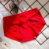 Ropa interior de verano transfronteriza de seda de hielo, Calzones de verano sin costuras de cintura media para mujer, Ropa interior ultradelgada elástica transpirable, Estilo femenino