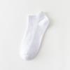 Meias Cano Baixo Masculinas Frete Grátis Meias Respiráveis de Agulha Dupla Meias Masculinas Simples de Cor Sólida Meias de Algodão Absorventes de Suor Meias Simples