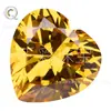 7A Formato de Coração Colorido Zircônia Diamante Solto Coração de Pêssego Pedra Gema Artificial Cz Fundo Pontiagudo Pedra Principal de Joia Super Vários Tamanhos Estoque Pronto