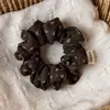 Scrunchies de Tela Floral Retro para Mujer, Estilo Bosque Artístico, Pequeños Elásticos Florales para el Cabello, Elásticos Suaves y Versátiles, Accesorios para el Cabello