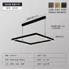 Lámpara de araña minimalista italiana para sala de estar, lujo ligero, diseñador creativo, de alta gama, atmosférica, anillo protector para los ojos, lámpara de araña para comedor, aluminio, otro