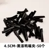 50 Pinzas de Borde Grueso Pinzas de Pico de Pato Pinzas para el Cabello Hechas a Mano Pasadores Accesorios para el Cabello Paquete de Material de Arcilla Adhesiva