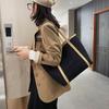 Bolsa Grande Sencilla para Mujer, Nueva Moda Tendencia 2026 Bolso de Hombro de Lona para Viajes, Bolso de Mano Tote para Niña