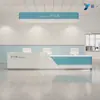 Estação de Enfermagem Lobby do Hospital Serviço de Orientação Recepção Trabalho Balcão de Atendimento Beleza Oral Pré-Exame Boas-Vindas Aço Eletrolítico Feito Sob Medida