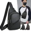 2026 Nuevo Modelo Bolsa de Pecho para Hombre de PU Bolso Cruzado Rebaja de Liquidación Multifuncional Gran Capacidad Nuevo Resistente al Desgaste para Entrega y Viajes de Negocios