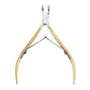 Pinzas para cutícula de acero inoxidable D501 de punto de fábrica, cortaúñas fácil de cortar, cortaúñas, cortaúñas para eliminar cutícula, herramientas de manicura de uñas