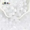 Acessórios de joalheria DIY imitação olho de gato contas redondas furo reto glitter em pó fino resina contas soltas material de pulseira de miçangas feita à mão