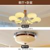 Luminária de Teto para Quarto Antigo Médio Estilo Francês Creme Lâmpada Retro para Quarto Principal Novo Lâmpada de Vidro Tarte de Ovo para Estudo