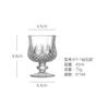 Vaso Alto para Brandy de Hogar Juego de Copas de Vino Venta al por Mayor Comercial Estilo Diamante Elegante Vaso de Whisky