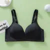 Sutiã plus size sem aro, modelador para seios grandes, respirável e confortável, adequado para meia-idade e idosos, sutiã fino sem costura de verão