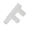 Baishuyuan Unión en T Tipo F Borde de PP Unión de Manguera en T Junta de Espiga 2.4 mm ~ 15.8 mm Divisor de Espiga