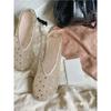 Zapatos Planos de Malla con Pedrería Estilo Hada de Aspecto Elegante, Boca Baja, Nuevos de Otoño, Nicho de Gama Alta, Piel Suave, Mary Jane para Mujer