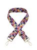 Bolso bandolera con correa de hombro ajustable y ensanchada, bolso de moda versátil con correa de hombro de alta gama.