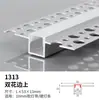 Luminária Linear LED de Sobrepor com Teto Pré-Embutido de Liga de Alumínio Cinza, Luminária Linear de Borda Cob, Perfil Embutido para Canal de Luz