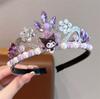 Faixa de Cabelo Frozen para Meninas Coroa Aisha Infantil Vestido de Apresentação Fantasia Coroa Cullomi Melody Acessório de Cabeça