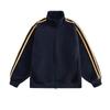 Suéter Cárdigan Americano Retro de Tres Barras para Niño Otoño Nueva Moda Chaqueta Casual