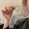 Pendientes Europeos y Americanos de Lujo Ligero con Borla Larga de Diamantes Completos con Pendientes Largos Elegantes Exagerados Pendientes para Cena de Cumpleaños Pendientes