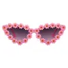 Novos Óculos Petal Olho de Gato Óculos de Sol Infantis Atacado Óculos de Sol Masculinos e Femininos Mesmo Estilo Óculos da Moda Tendência Ins