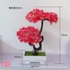 Simulação bonsai decorações ornamentos simulação jardim flor simulação planta vaso americano falso bonsai atacado