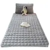 Colchón para dormitorio estudiantil de terciopelo de leche Clase A, acolchado y cálido, adecuado para otoño e invierno, con vellón añadido, universal para literas superiores e inferiores, sobrecolchón suave