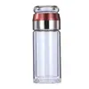 Taza de Vidrio de Doble Pared de Alto Borosilicato de Gama Alta al por Mayor Transparente Separación de Agua y Té Taza de Té Taza de Agua de Vidrio Taza de Regalo