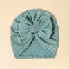 Comercio Exterior Sombrero Nuevo para Bebé Delgado Recién Nacido Sombrero Indio Gorro Protección para la Cabeza Bufanda para Niños Gorro de Color Sólido en stock