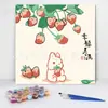 20*20 Pintura al Óleo Digital de Dibujos Animados de Anime Pintura Decorativa DIY para Colorear Hecha a Mano para Niños Stock Listo Pintura al Óleo Digital al por Mayor