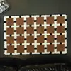 Alfombra Absorbente para Baño Gruesa Lavable Estilo Vintage, Felpudo para Inodoro Doméstico, Alfombra de Mesita de Noche para Dormitorio