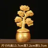 Nova Areia Ouro Cornucópia Lucking Yuan Bao Árvore Vire Feng Shui Ornamentos Loja Abertura Dinheiro Árvore Presentes de inauguração