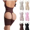 Body europeu e americano transfronteiriço de peça única com alças, características de levantamento de glúteos e modelagem da cintura, modelador feminino emagrecedor, body de peça única modelador de cintura justo atacado